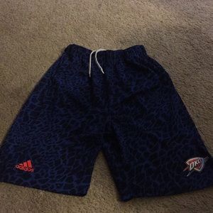 Boys adidas, OKC thunder shorts
